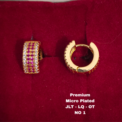 One  gram  gold  Earrings | one  gram gold  jewellery  Hoop  Earrings