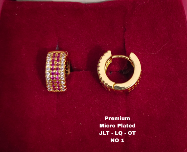 One  gram  gold  Earrings | one  gram gold  jewellery  Hoop  Earrings