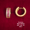 One  gram  gold  Earrings | one  gram gold  jewellery  Hoop  Earrings