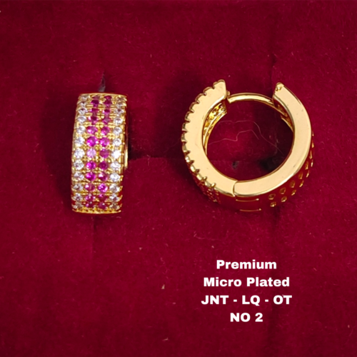 One  gram  gold  Earrings | one  gram gold  jewellery  Hoop  Earrings
