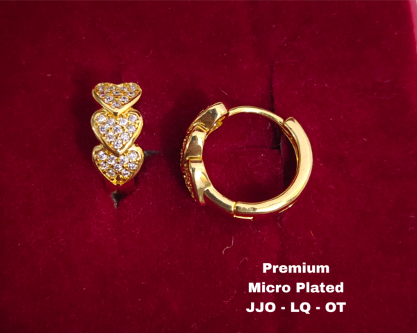 One  gram  gold  Earrings | one  gram gold  jewellery  Hoop  Earrings
