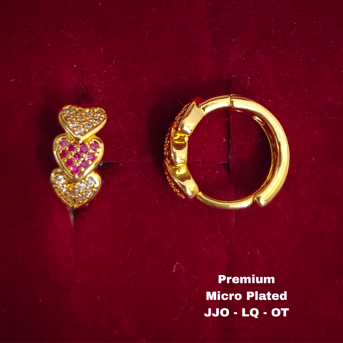 One  gram  gold  Earrings | one  gram gold  jewellery  Hoop  Earrings