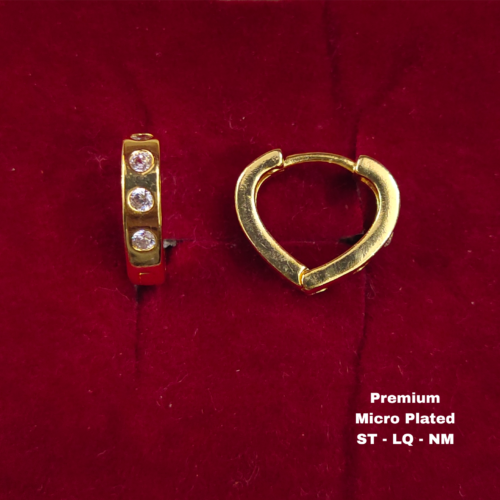 One  gram  gold  Earrings | one  gram gold  jewellery  Hoop  Earrings