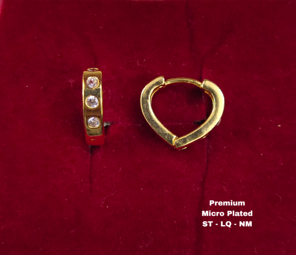 One  gram  gold  Earrings | one  gram gold  jewellery  Hoop  Earrings