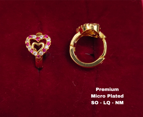 One  gram  gold  Earrings | one  gram gold  jewellery  Hoop  Earrings