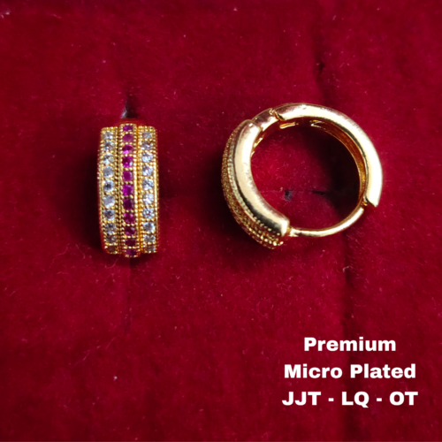 One  gram  gold  Earrings | one  gram gold  jewellery  Hoop  Earrings