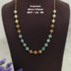 One gram gold green  beads chains  one gram gold antique beads chains