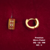 One  gram  gold  Earrings | one  gram gold  jewellery  Hoop  Earrings