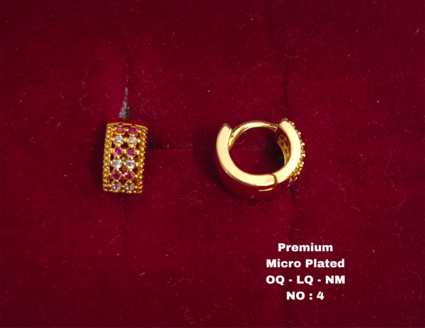One  gram  gold  Earrings | one  gram gold  jewellery  Hoop  Earrings