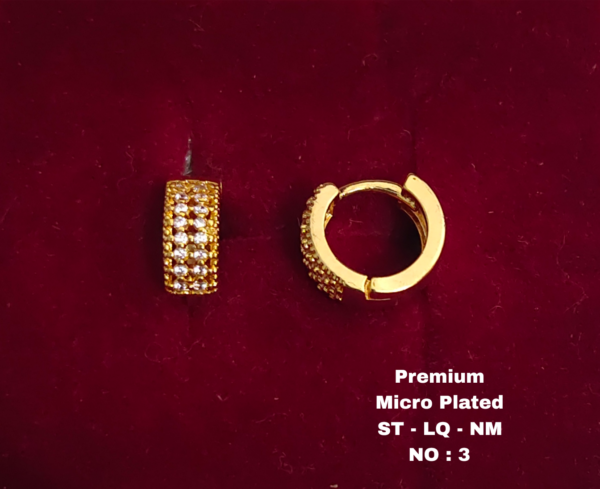 One  gram  gold  Earrings | one  gram gold  jewellery  Hoop  Earrings