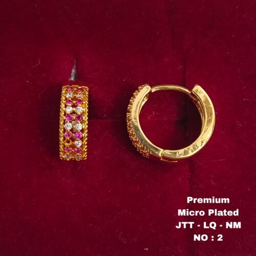 One  gram  gold  Earrings | one  gram gold  jewellery  Hoop  Earrings