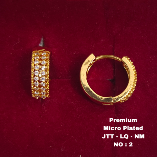 One  gram  gold  Earrings | one  gram gold  jewellery  Hoop  Earrings