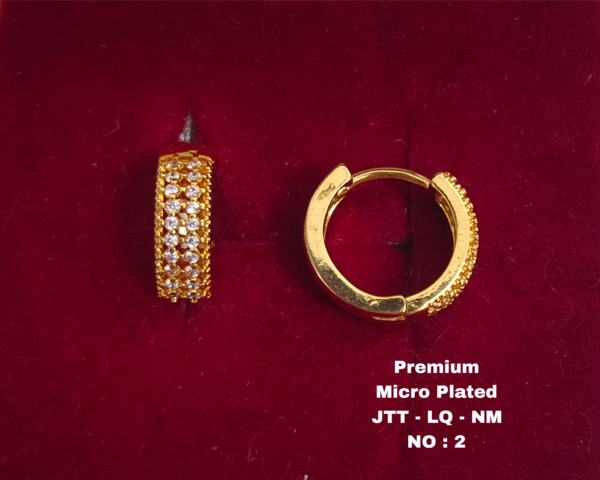 One  gram  gold  Earrings | one  gram gold  jewellery  Hoop  Earrings