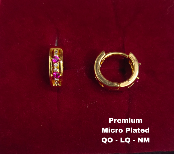 One  gram  gold  Earrings | one  gram gold  jewellery  Hoop  Earrings