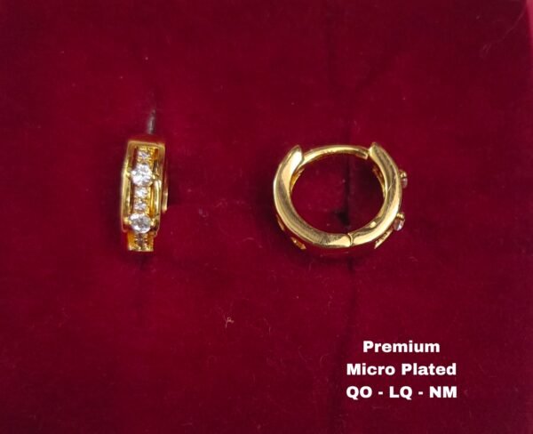 One  gram  gold  Earrings | one  gram gold  jewellery  Hoop  Earrings