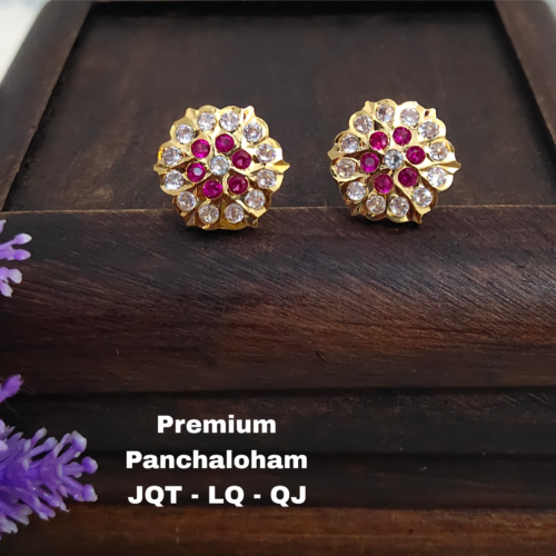 One gram gold Earrings | one gram gold jewellery | Studs Earrings