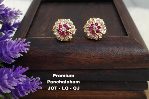 One gram gold Earrings | one gram gold jewellery | Studs Earrings