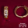 One  gram  gold  Earrings | one  gram gold  jewellery  Hoop  Earrings