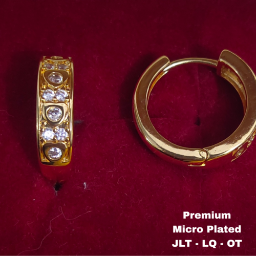 One  gram  gold  Earrings | one  gram gold  jewellery  Hoop  Earrings