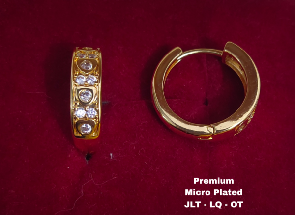 One  gram  gold  Earrings | one  gram gold  jewellery  Hoop  Earrings