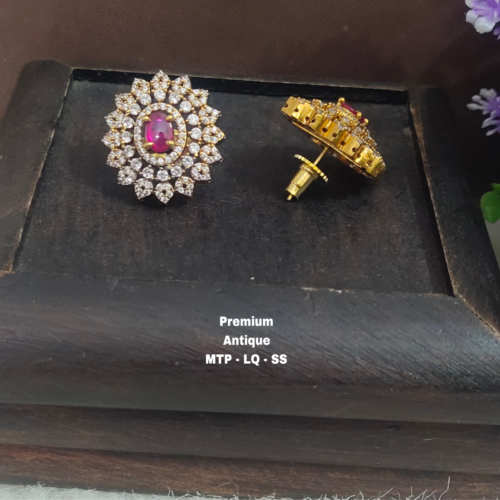 One  gram  gold  Earrings |one gram gold  jewellery   studs  Earrings