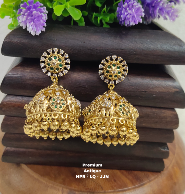 One  gram  gold  Earrings |one gram gold  jewellery   jumka  Earrings