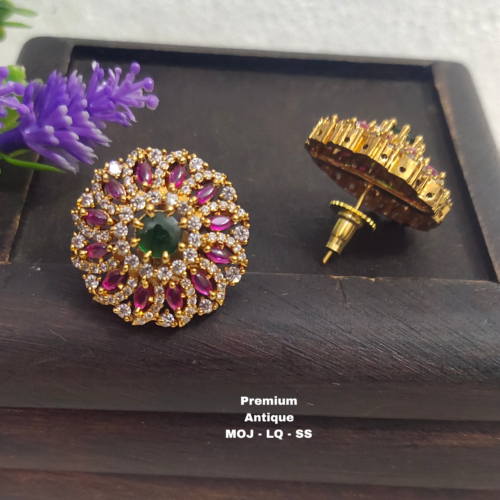 One  gram  gold  Earrings |one gram gold  jewellery   Studs  Earrings