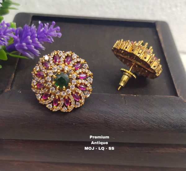 One  gram  gold  Earrings |one gram gold  jewellery   Studs  Earrings