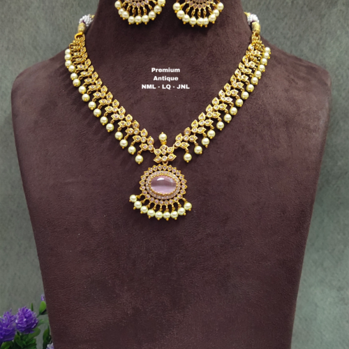 One Gram Gold Jewellery  | One gram gold Necklace