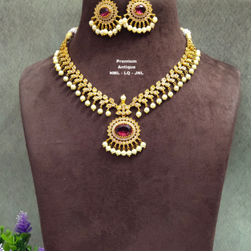 One Gram Gold Jewellery  | One gram gold Necklace