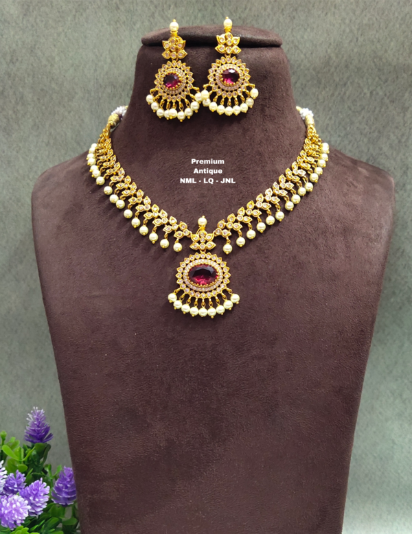 One Gram Gold Jewellery  | One gram gold Necklace
