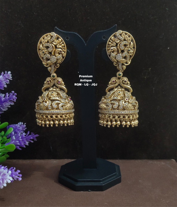 One  gram  gold  Earrings |one gram gold  jewellery   jumka  Earrings