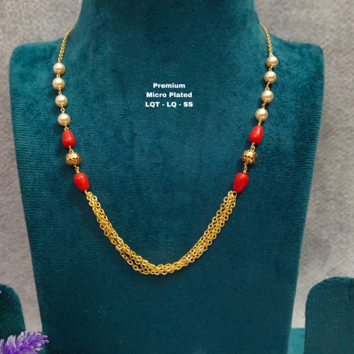 One gram gold  coral chains  one gram gold  pagadala  chains