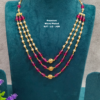 One gram gold  CZ  beads chains |one gram gold jewellery