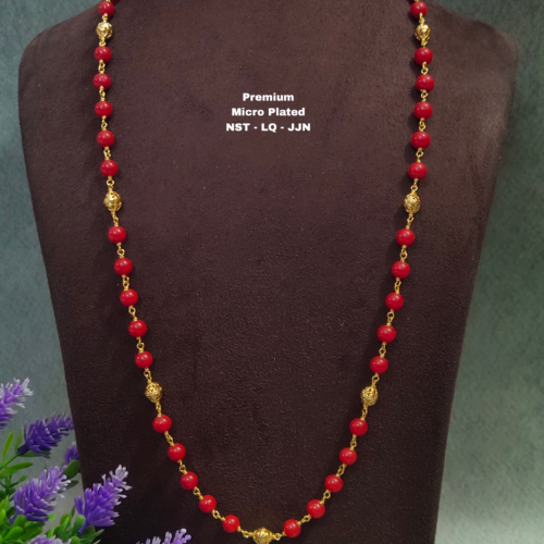 One gram gold  coral chains  one gram gold  pagadala  chains