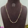 One gram gold Jewellery | One gram gold Pearls Chains | One gram gold Mutyala Chains