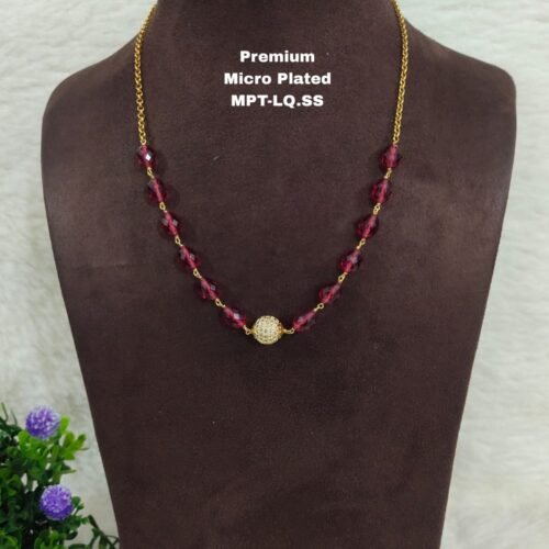 One gram gold Jewellery | One gram gold Pearls Chains | One gram gold Mutyala Chains