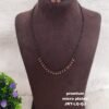 Short Black beads | One gram gold Black beads | Nallapusala Chains