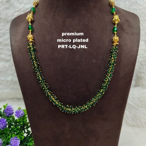 One gram gold Jewellery | One gram gold Pearls Chains | One gram gold Mutyala Chains