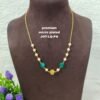 One gram gold Jewellery | One gram gold Pearls Chains | One gram gold Mutyala Chains