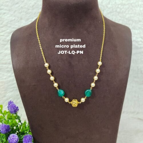 One gram gold Jewellery | One gram gold Pearls Chains | One gram gold Mutyala Chains