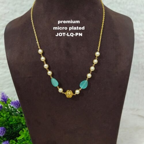 One gram gold Jewellery | One gram gold Pearls Chains | One gram gold Mutyala Chains