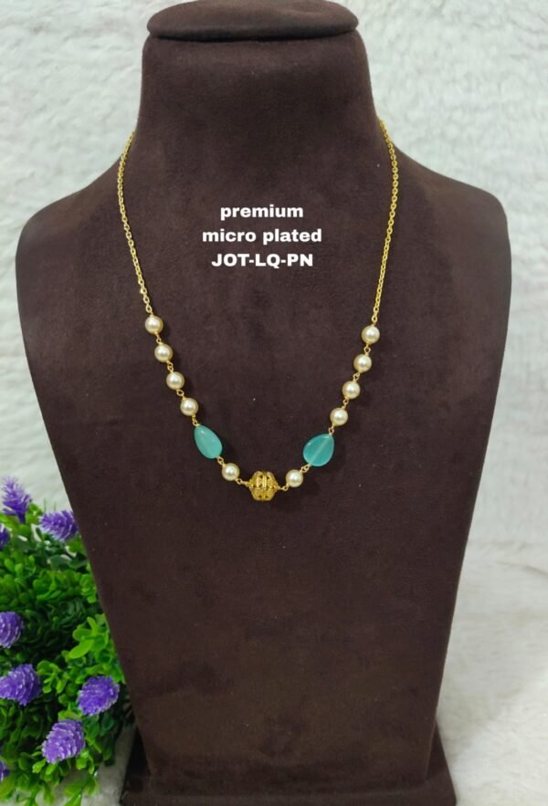 One gram gold Jewellery | One gram gold Pearls Chains | One gram gold Mutyala Chains