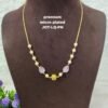 One gram gold Jewellery | One gram gold Pearls Chains | One gram gold Mutyala Chains