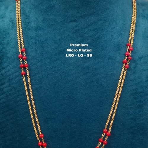 One gram gold Coral chains | One gram gold Pagadala Chains | One gram gold Jewellery