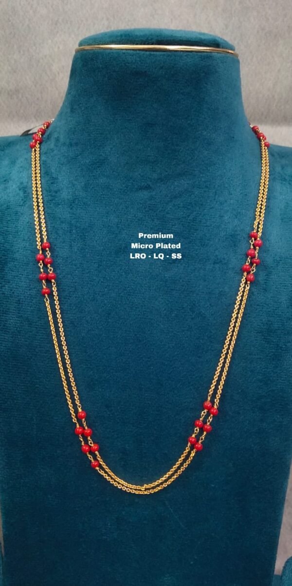 One gram gold Coral chains | One gram gold Pagadala Chains | One gram gold Jewellery