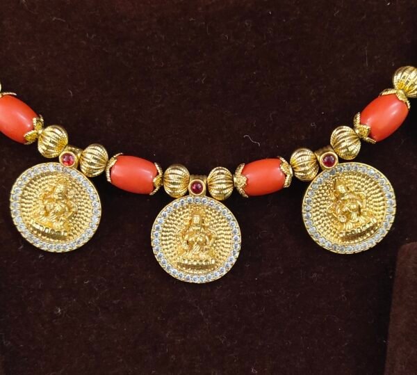 One gram gold Jewellery | One gram gold Pagadala Chains | One gram gold Coral Chains