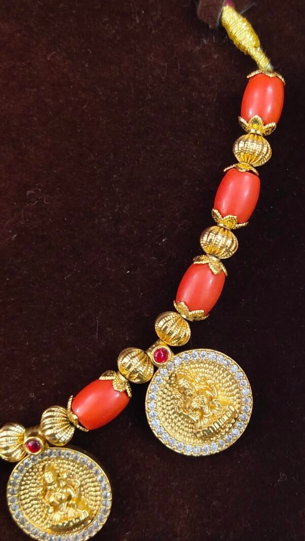 One gram gold Jewellery | One gram gold Pagadala Chains | One gram gold Coral Chains