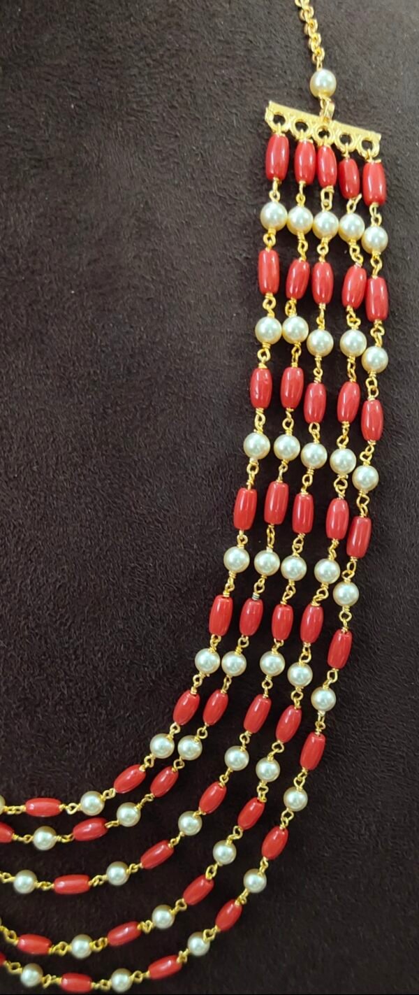 IMG_20260828_154035 One gram gold Coral chains | One gram gold Pearls Chains | One gram gold Mutyala Chains