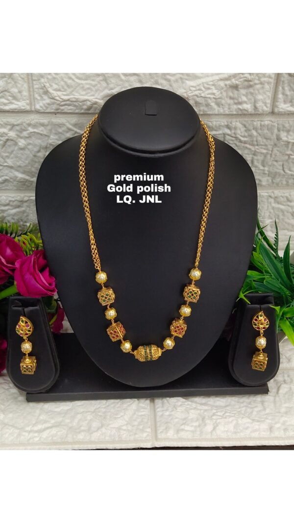 •	One gram gold Antique Chains | One gram gold Jewellery |Antique Chains